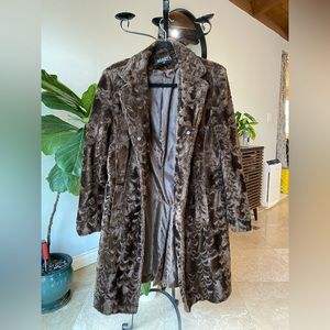 Brown fur jacket